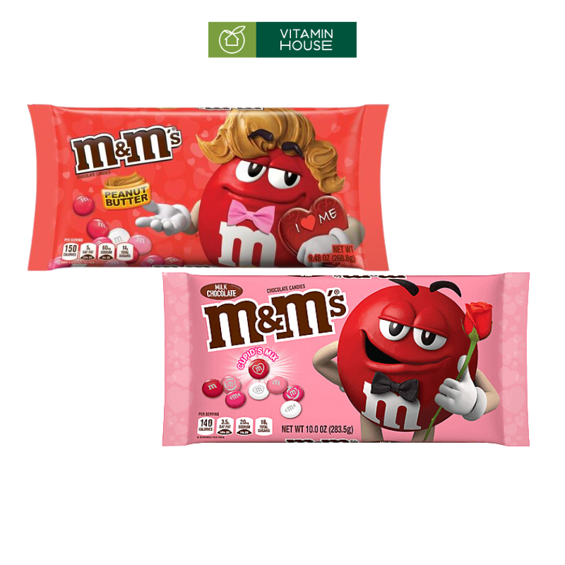 Gói Chocolate M&M Ngày Lễ Tình Nhân (Hồng,Đỏ)