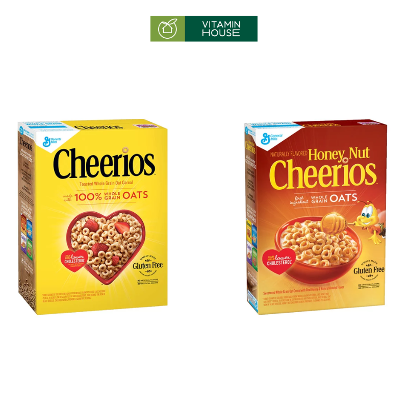 Hộp Bánh Ngũ Cốc Ăn Sáng Cheerios Mỹ