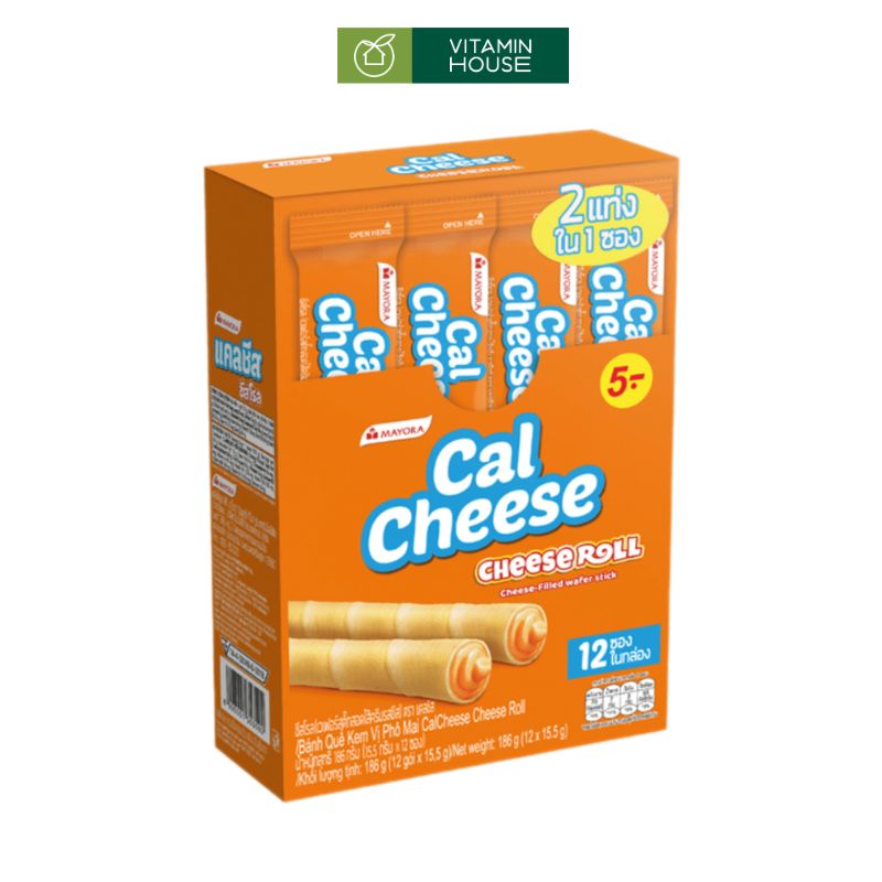 Bánh Quế Phô Mai Cal Cheese 186g