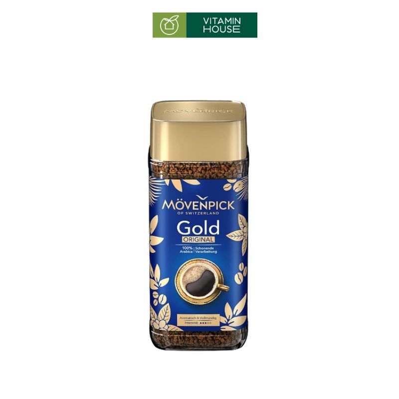 Cà Phê Hòa Tan Mövenpick Gold Original Đức Hộp 100g Đậm Đà Vị Cà Phê Đức Thượng Hạng