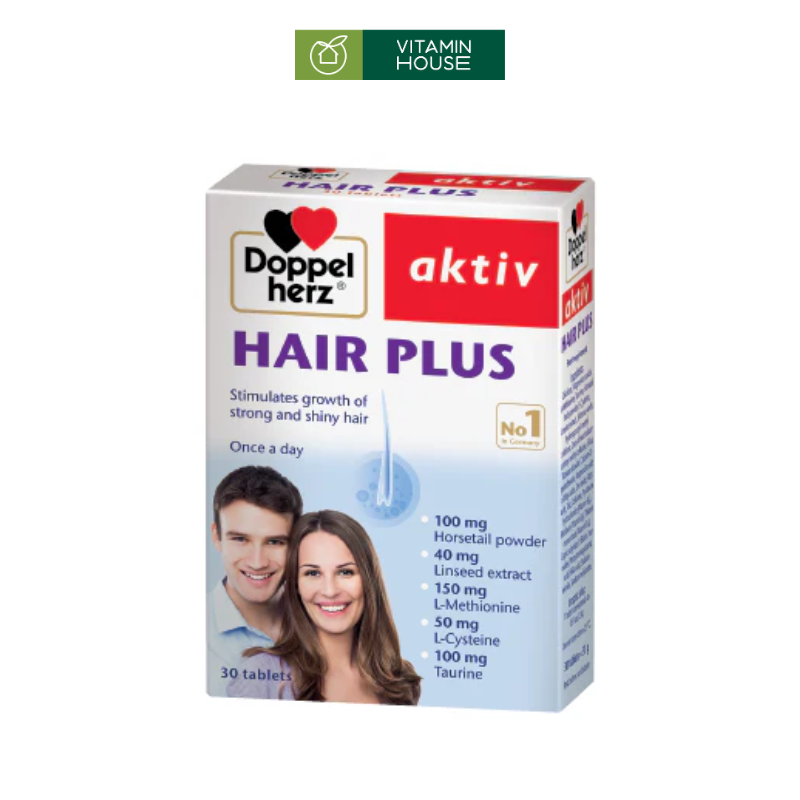 Viên Uống Hỗ Trợ Tóc Hair Plus Doppelherz Hộp 30 Viên