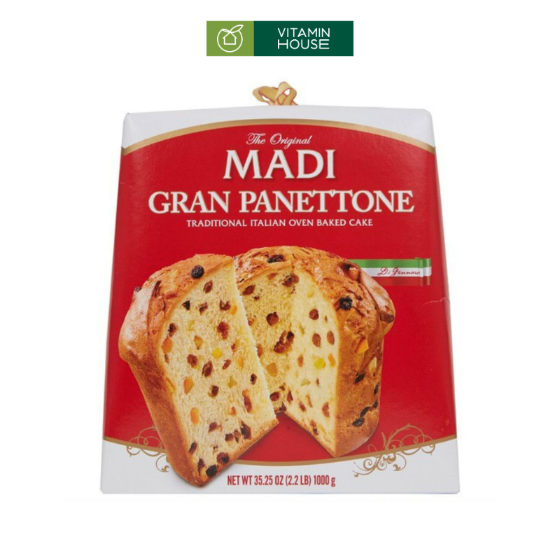 Hộp Bánh Madi Grand Panettone Ý 1KG