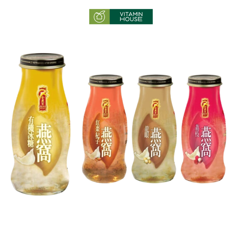 Nước Yến Swallow Nest Beverage Mỹ 240ml nhiều vị