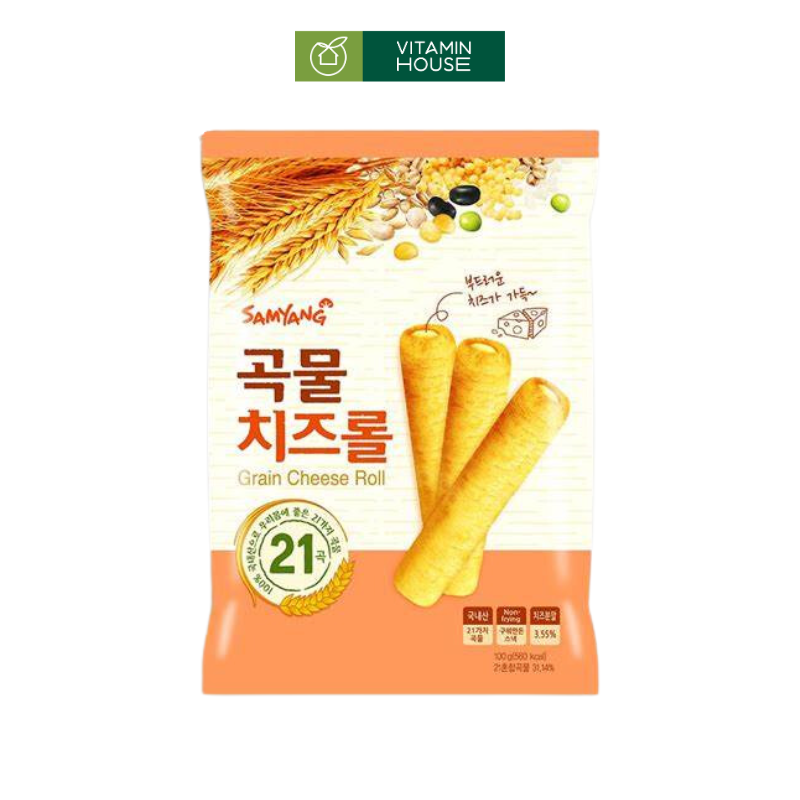 Bánh Xốp Ngũ Cốc Phô Mai Samyang HQ Gói 80g