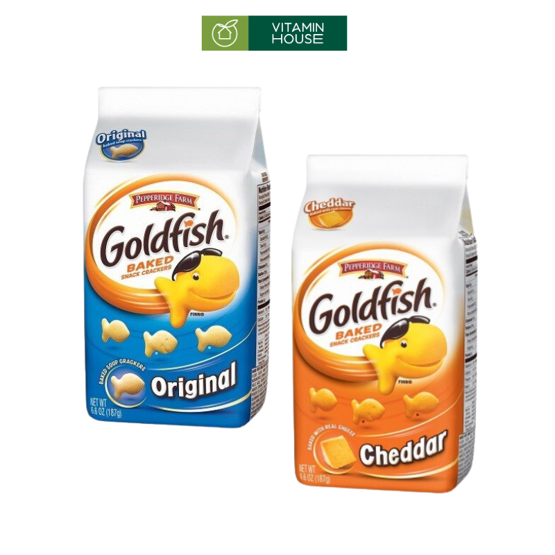 Bánh Quy Con Cá Goldfish Pepperidge Mỹ Gói 187g