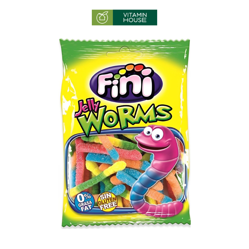 Kẹo Dẻo Fini Worms Jelly 100g (Vị Chua)