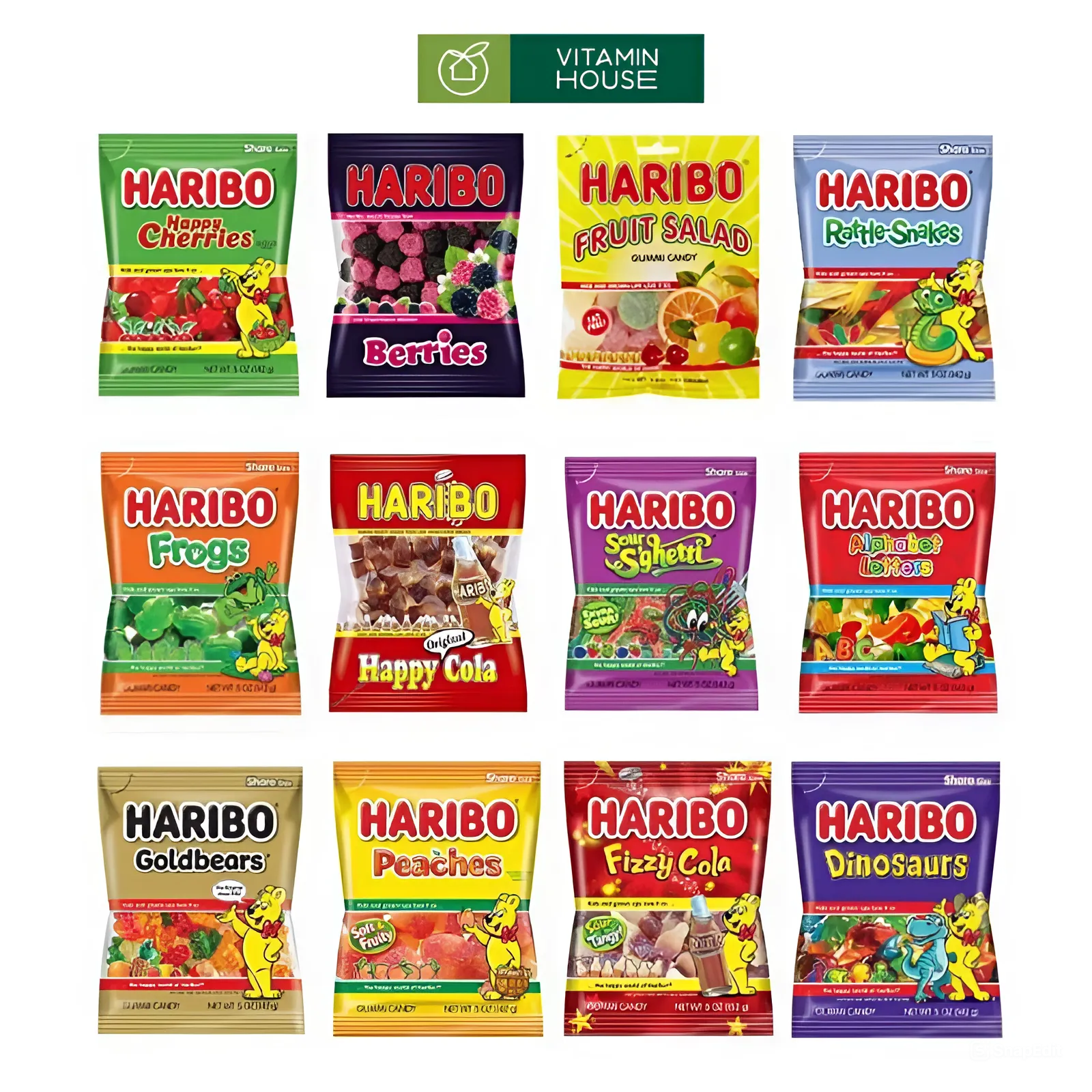 Kẹo Dẻo Haribo Đức Nhiều Vị Thơm Ngon