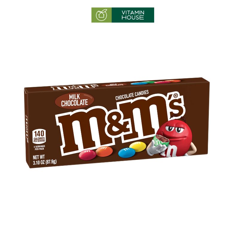 Chocolate M&Ms Milk Chocolate Candy Theater Mỹ Thơm Ngon Đậm Vị