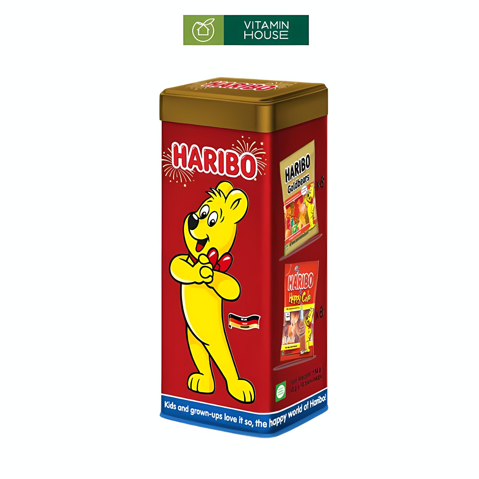 Kẹo Dẻo Haribo Sweet Collection 129g (Hộp Thiếc)