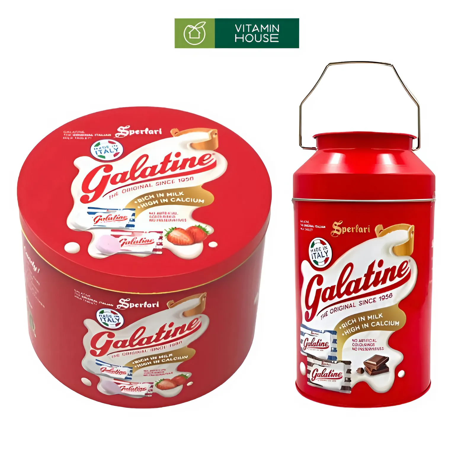 Kẹo Galatine Xô - Hộp 200G (2 Vị)