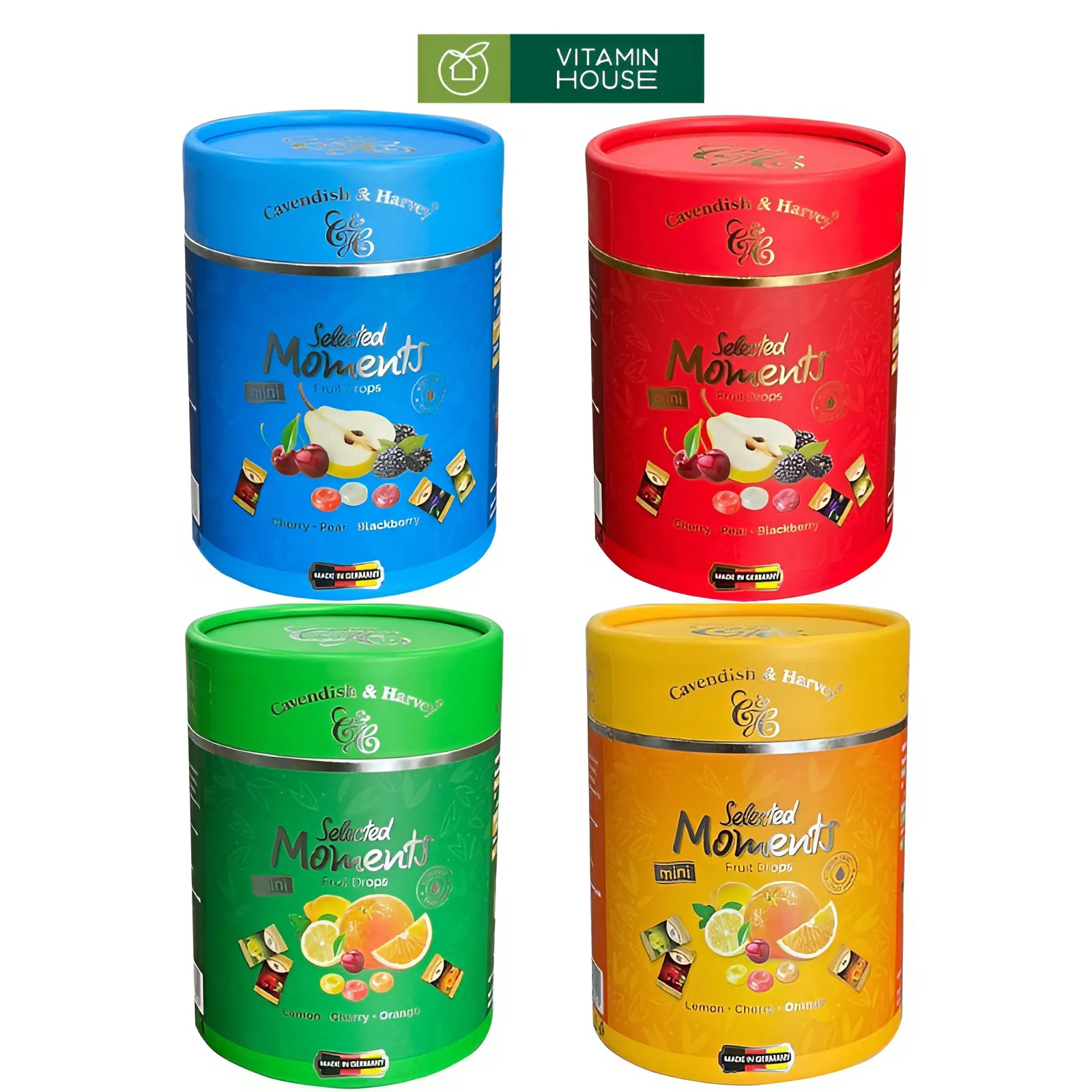 Kẹo C&H Đức Selected Moments Hộp Giấy 100G (Nhiều Vị)