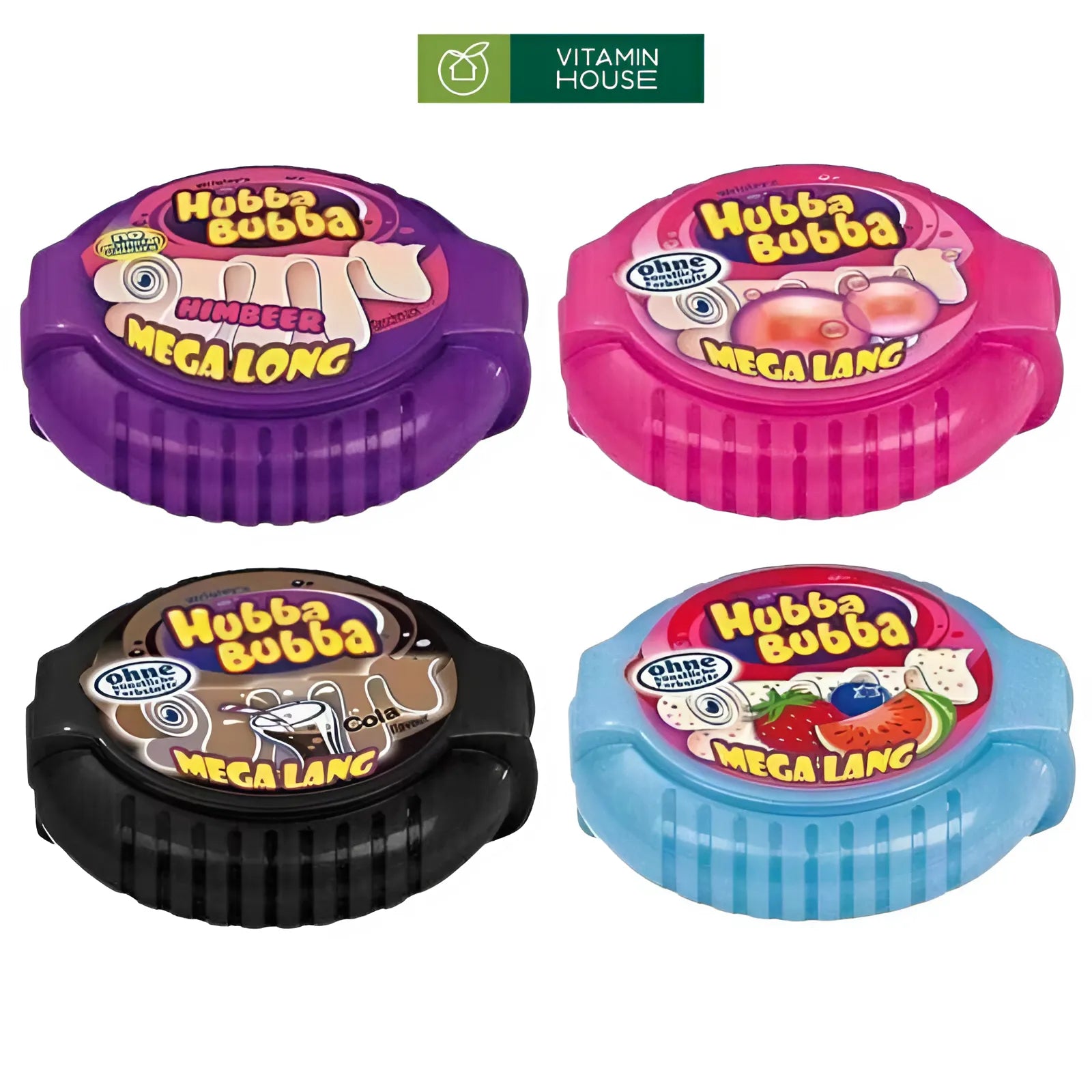 Kẹo Gum Hubba Bubba Đức (4 Vị)