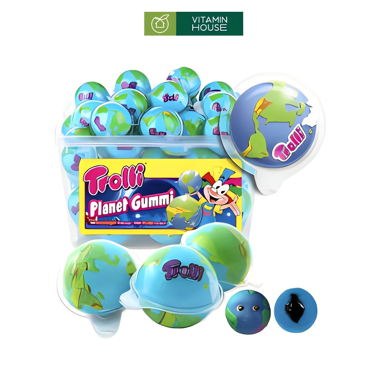 Kẹo Dẻo Quả Địa Cầu Trolli Đức Gói 18.8g (New)