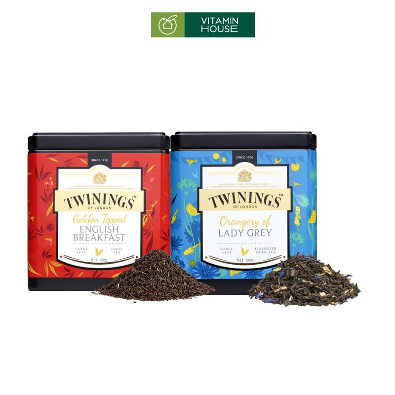 Trà Lá Lớn Twinings Of London Lady Grey & Orangery Of Lady Grey Tea 100g Thanh Nhã Trong Từng Tách Trà