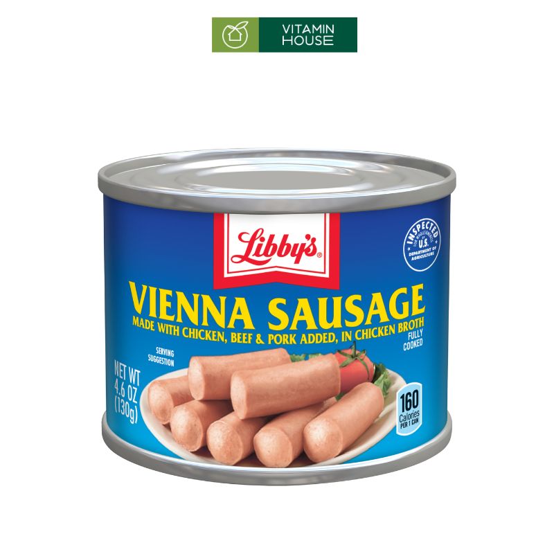 Xúc Xích Libby’s Vienna Sausage Mỹ 130g Thơm Ngon