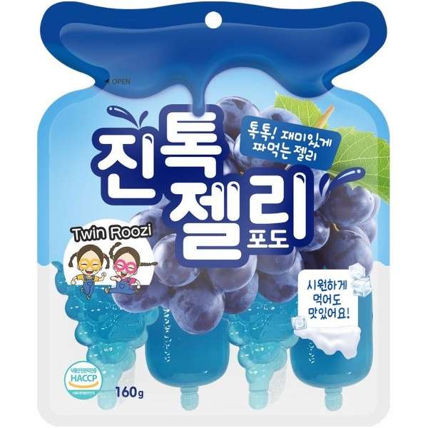 Thạch TikTok Jelly 160g (Nho,Dâu)