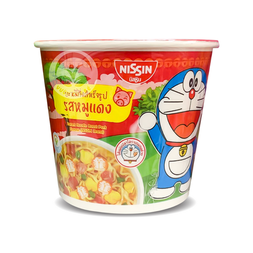 Mỳ Ly Doraemon Vị Heo Nissin Thái Hộp 40g