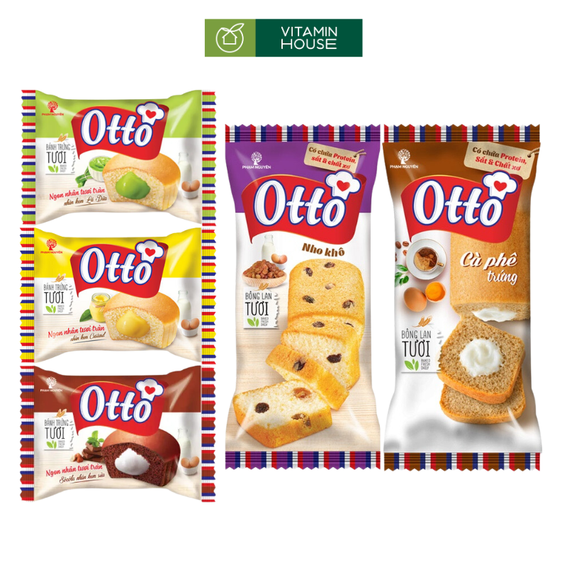 Bánh Bông Lan Tươi Otto VN Gói 38g