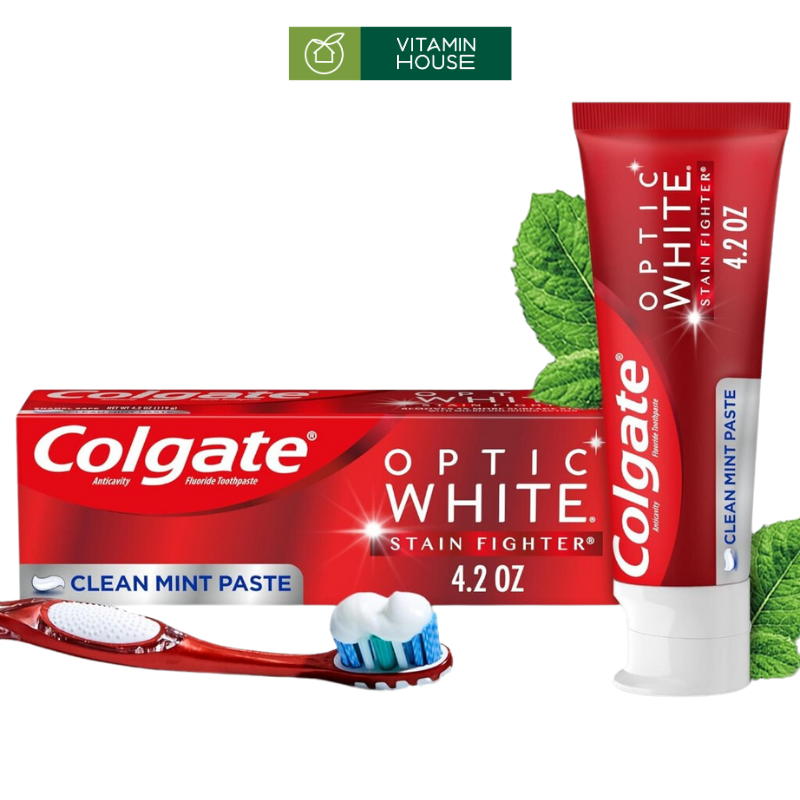 Kem Đánh Răng Colgate Optic White Renewal 116g Mỹ (new)