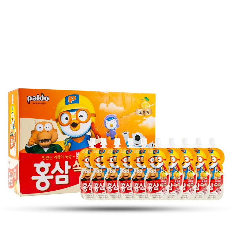 Nước Hồng Sâm Pororo HQ Gói 100ml (36M+)