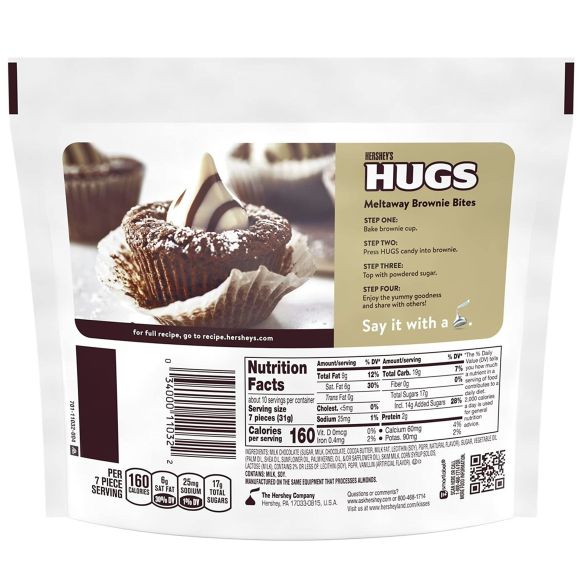 Chocolate Hersheys Hugs white creme Share Pack 300g