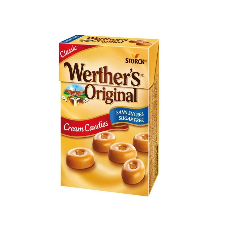 Hộp Kẹo Werther Original Sugar Free 42gr ( 2 Vị)