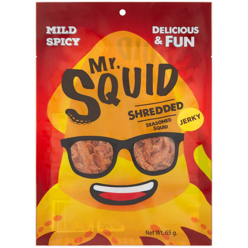 Gói Snack Mực Khô Xé Sợi Squid Úc 65g