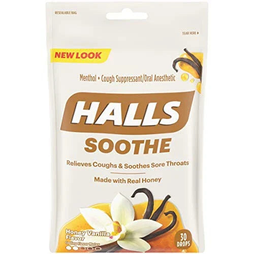 Kẹo Ngậm Ho Halls Mỹ Nhiều Vị Tốt Cho Sức Khỏe