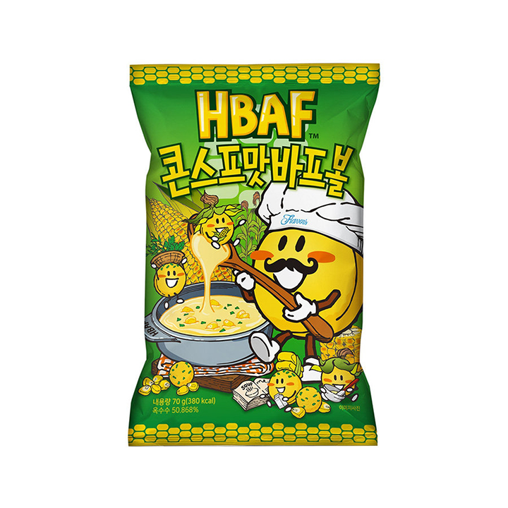 Snack Bắp Nacho HBAF HQ Gói 70g