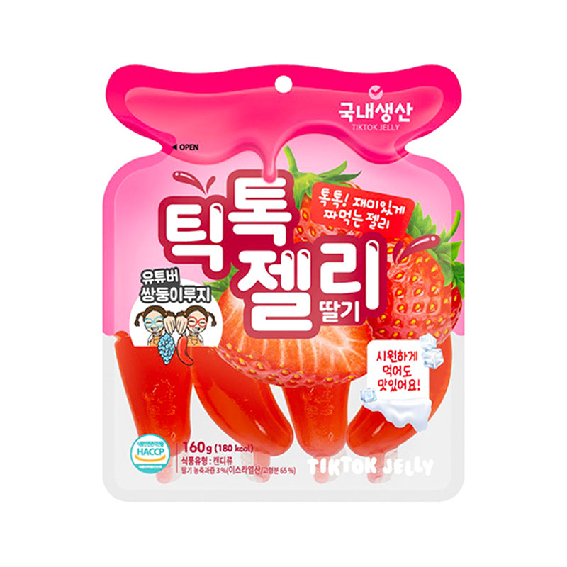 Thạch TikTok Jelly 160g (Nho,Dâu)