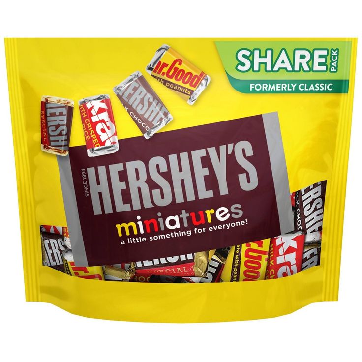 Chocolate Hershey Miniatures 286g Share Pack Mỹ Ngon Tuyệt Đỉnh