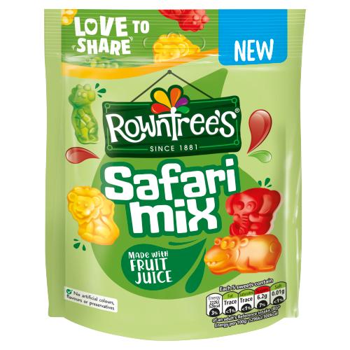 Kẹo Dẻo Rowntree Trái Cây Gói 150g 4 Vị