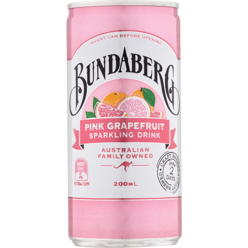 Nước Ép Có Ga Bundaberg Úc Lon 200ml