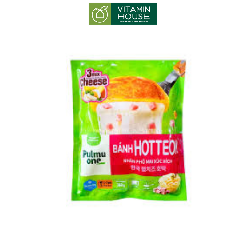 Bánh Gạo Hotteok Nhân Phô Mai Xúc Xích Mozzarella Pulmuone HQ Gói 360g