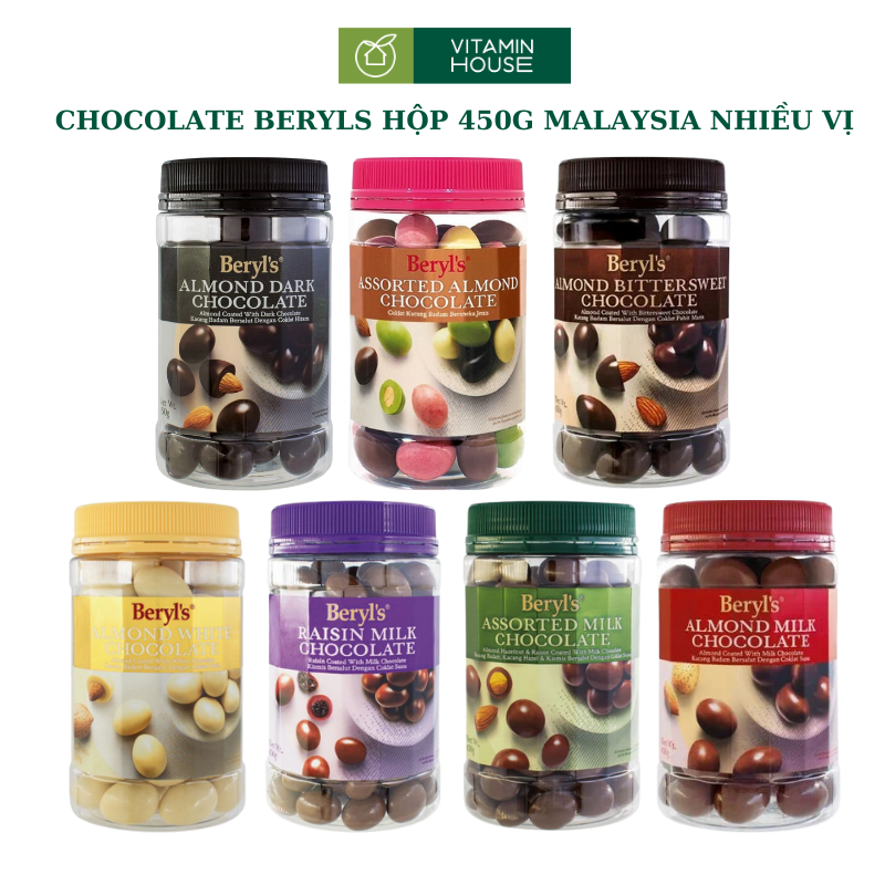 Chocolate Beryls Malaysia Nhiều Vị Thơm Ngon