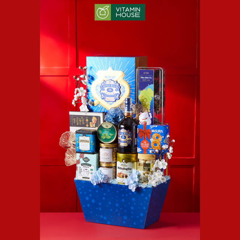 Giỏ Quà Hamper Tết Glorious 3 - Quà Tết Cao Cấp, Ý Nghĩa Dành Tặng Người Thân