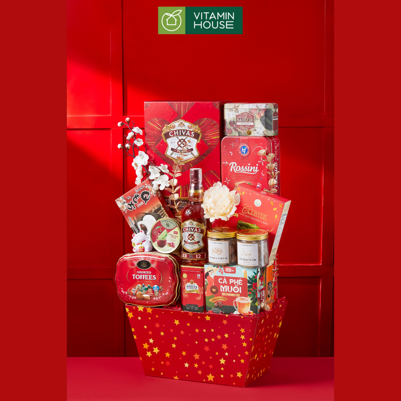 Giỏ Quà Hamper Tết Glorious 5 - Quà Tết Cao Cấp Dành Tặng Đồng Nghiệp