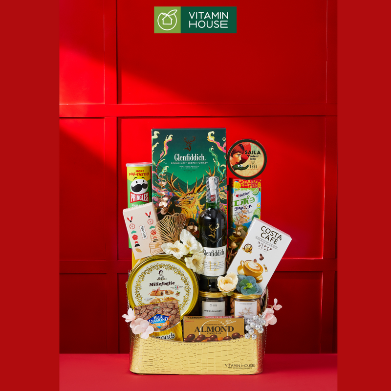 Giỏ Quà Hamper Tết Glorious 3 - Quà Tết Cao Cấp An Khang Cho Mọi Nhà