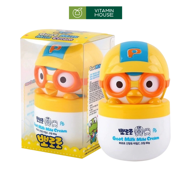 Kem Dưỡng Da Sữa Dê VASELINE Pororo Cho Bé