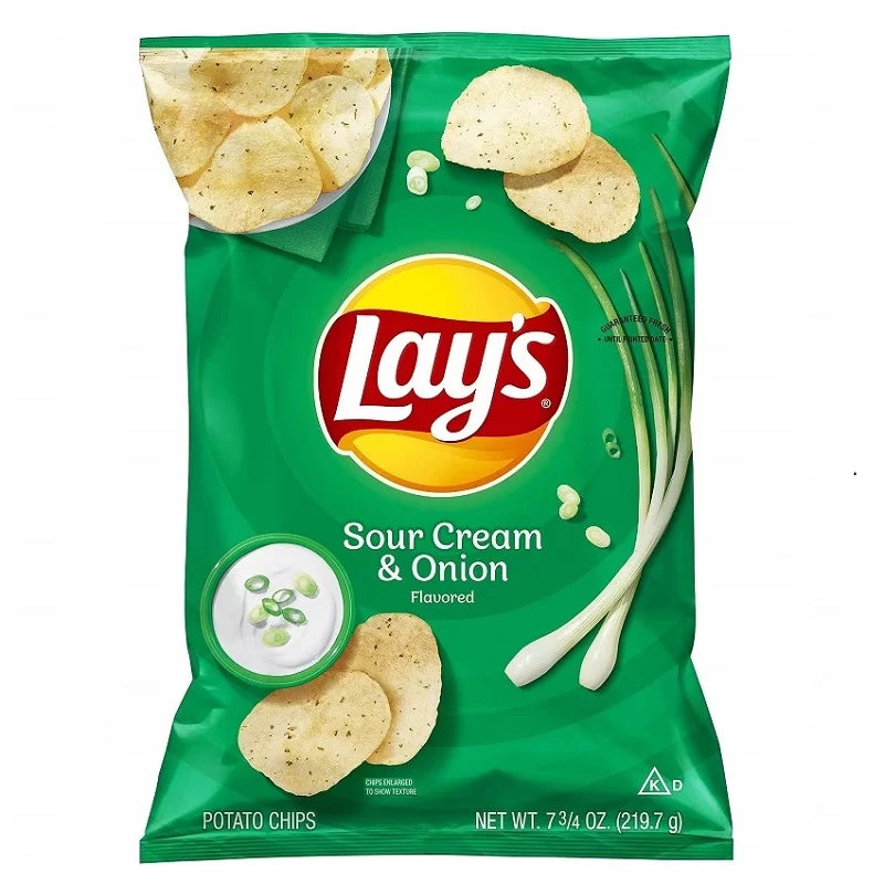 Snack Khoai Tây Chiên Lays Mỹ Gói 184g