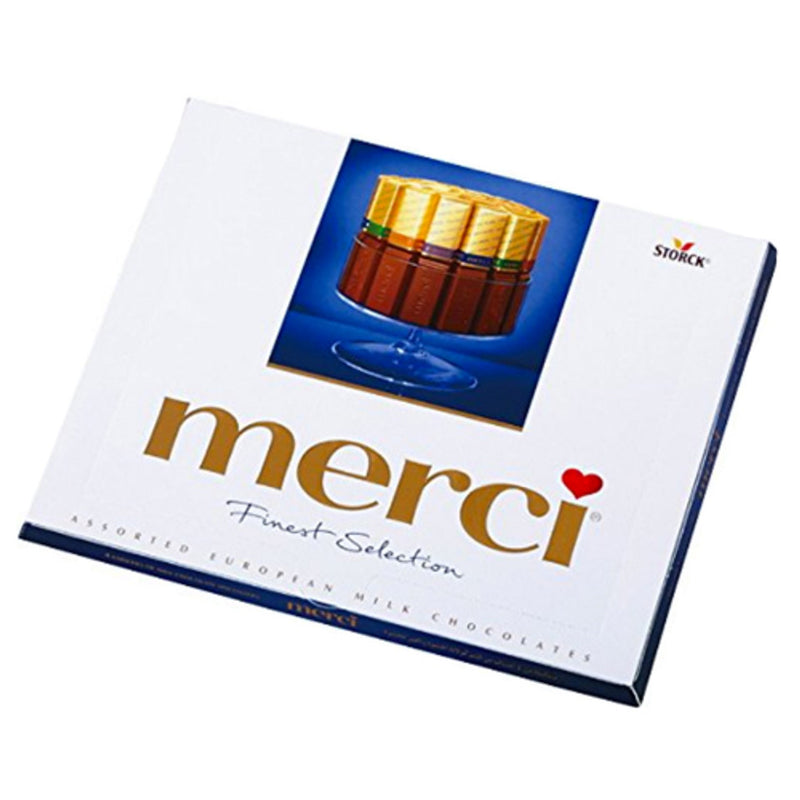 Hộp Merci Finest Selection 250G (Xanh,Đỏ)