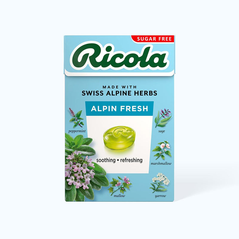 Kẹo Ngậm Thảo Mộc Ricola Thụy Sĩ Nhiều Vị Sảng Khoái Thơm Mát