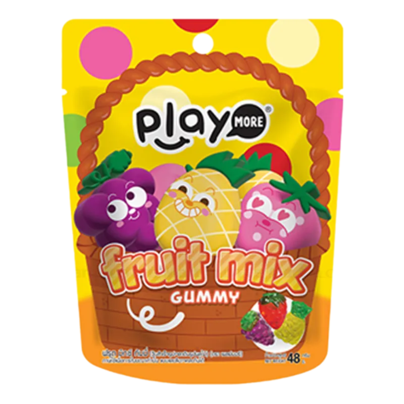 Kẹo Dẻo Playmore Gummy 48g (Đủ Vị)