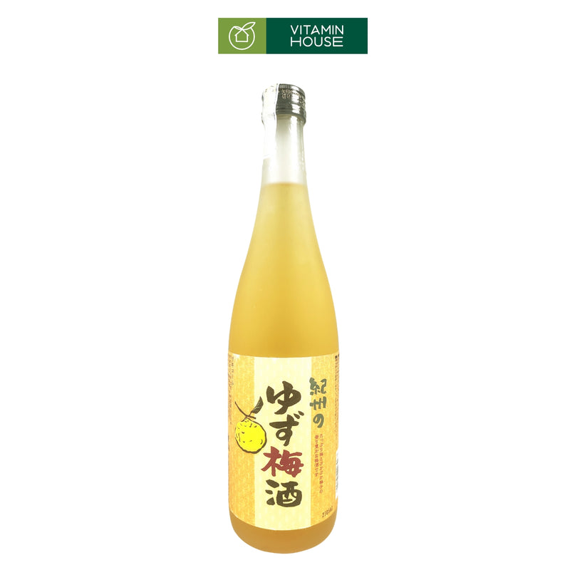 Rượu Mơ Nhật Nakano Yuzu 12% 720ml Vị Chanh Chua Ngọt Tự Nhiên