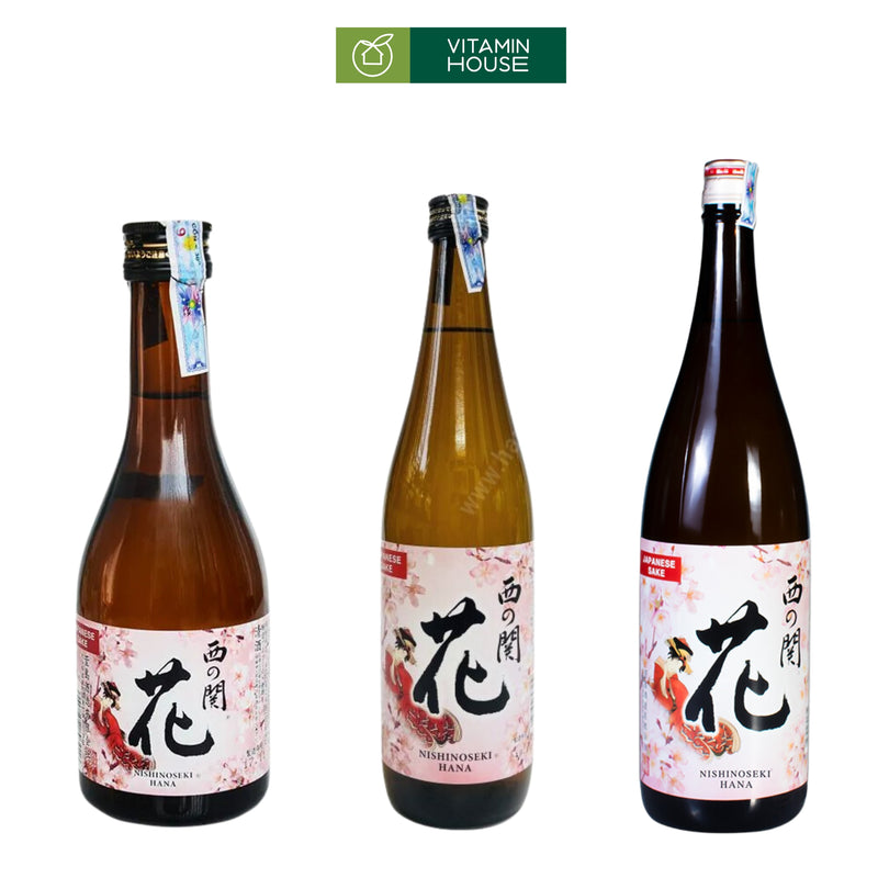 Rượu Sake Nhật Nishinoseki Hana 15% Tinh Hoa Truyền Thống