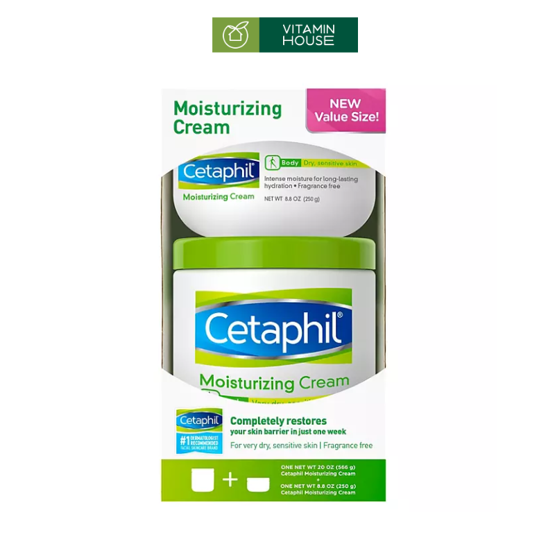 Set Hủ Kem Dưỡng Ẩm Body Cetaphil 566g*2