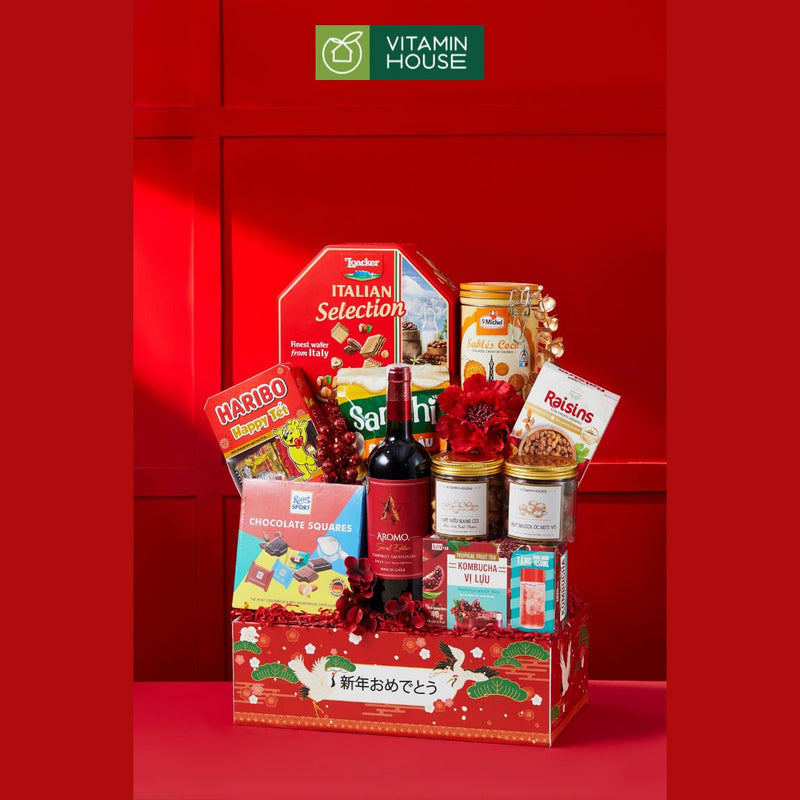 Hộp Quà Tết HAMPER TREASURE 8 - Quà Tết Sang Trọng Tặng Đối Tác Thân Thiết