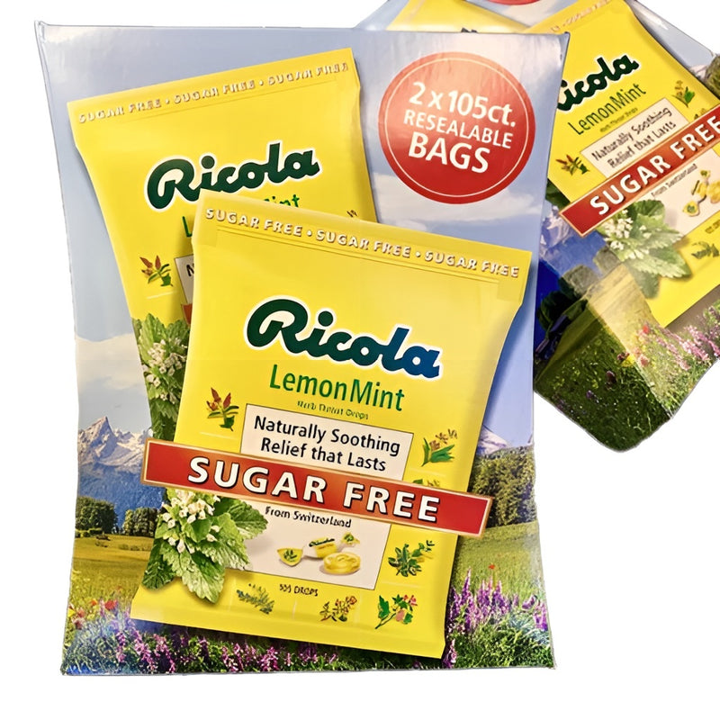 Kẹo Ngậm Thảo Mộc Ricola Thụy Sĩ Nhiều Vị Sảng Khoái Thơm Mát