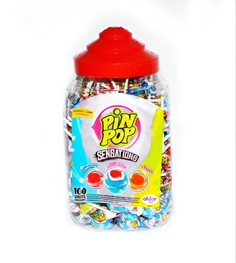 Kẹo Mút Gum Pin Pop Sensations Ba Lan (Lẻ - Hộp)