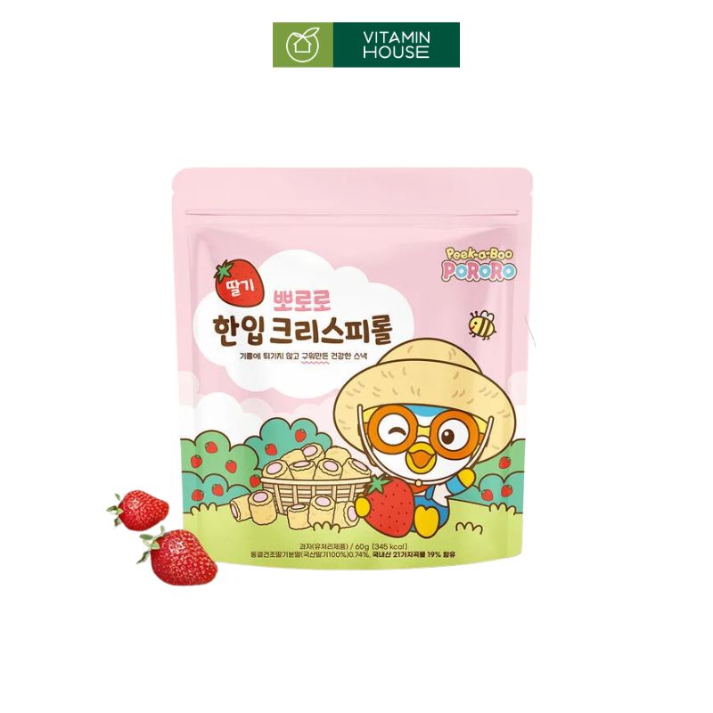 Bánh Ngũ Cốc Pororo Hàn Quốc Ngũ Cốc Giòn Tan Pororo